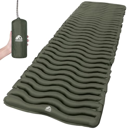 Unigear Camping Isomatte Kleines Packmaß, Aufblasbare Luftmatratze Camping, Schlafmatte für Outdoor, Ultraleicht Feuchtigkeitsbeständig Wasserdicht und rutschfest, MEHRWEG Unigear Camping Isomatte Kleines Packmaß, Aufblasbare Luftmatratze Camping, Schlafmatte für Outdoor, Ultraleicht Feuchtigkeitsbeständig Wasserdicht und rutschfest, MEHRWEG von Unigear