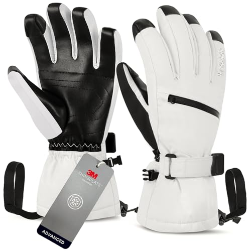 Unigear Skihandschuhe Herren Damen, Wasserdicht rutschfest Thermohandschuhe Winter Handschuhe für Skifahren Snowboard Eislaufen Wandern Radfahren Unigear Skihandschuhe Herren Damen, Wasserdicht rutschfest Thermohandschuhe Winter Handschuhe für Skifahren Snowboard Eislaufen Wandern Radfahren von Unigear