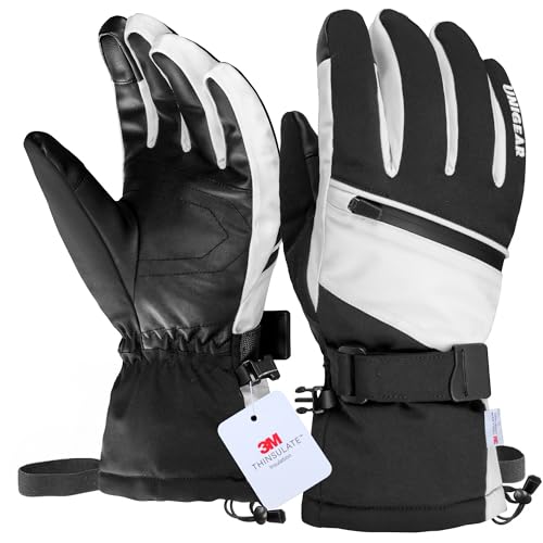 Unigear Skihandschuhe Herren Damen, Wasserdicht rutschfest Thermohandschuhe Winter Handschuhe für Skifahren Snowboard Eislaufen Wandern Radfahren Unigear Skihandschuhe Herren Damen, Wasserdicht rutschfest Thermohandschuhe Winter Handschuhe für Skifahren Snowboard Eislaufen Wandern Radfahren von Unigear
