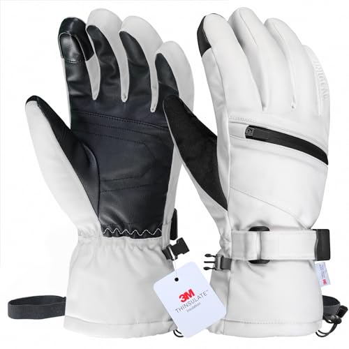 Unigear Skihandschuhe Herren Damen, Wasserdicht rutschfest Thermohandschuhe Winter Handschuhe für Skifahren Snowboard Eislaufen Wandern Radfahren Unigear Skihandschuhe Herren Damen, Wasserdicht rutschfest Thermohandschuhe Winter Handschuhe für Skifahren Snowboard Eislaufen Wandern Radfahren von Unigear