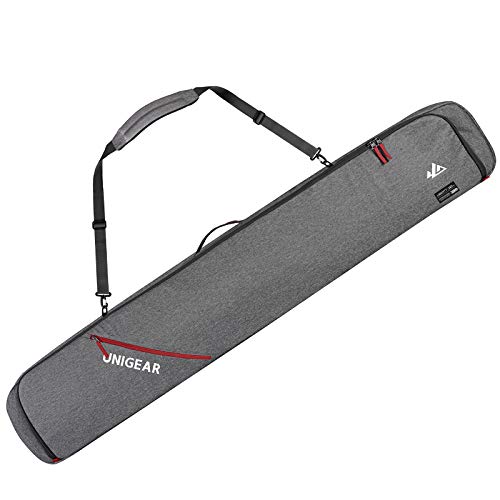 Unigear Skitasche, doppelt gepolstert, Snowboardtasche, Langlauftasche für 1-2 Paar Ski, 165/175 cm Unigear Skitasche, doppelt gepolstert, Snowboardtasche, Langlauftasche für 1-2 Paar Ski, 165/175 cm von Unigear