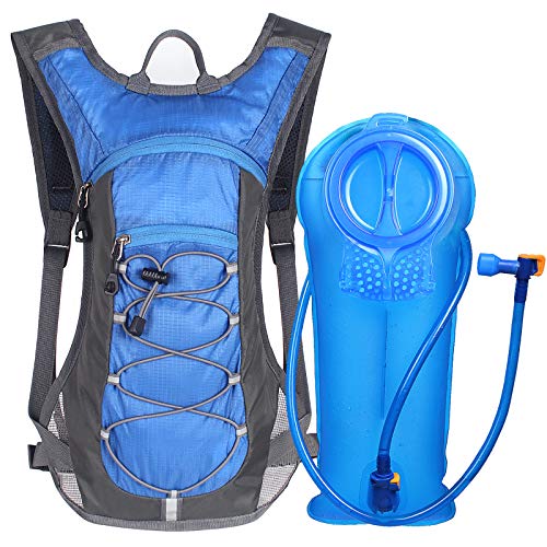 Unigear Trinkrucksack mit 2L Trinkblase Hydrationspack Fahrradrucksack für Joggen, Wandern, Radfahren, Camping und Bergsteig MEHRWEG von Unigear