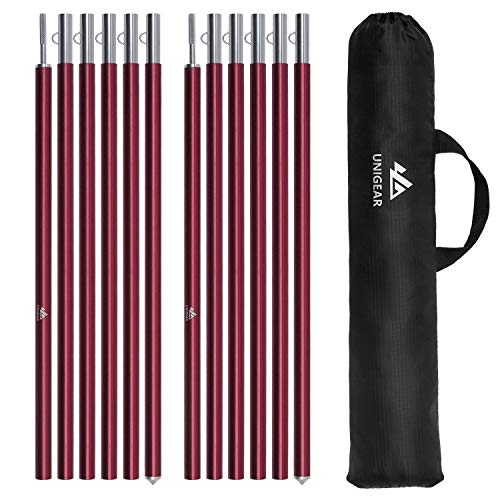 Unigear Zeltstange teleskop 2er Set, Alu Aufstellstange für Tarp, Zelt, Sonnensegel, Camping, verstellbar von 40cm-240cm Unigear Zeltstange teleskop 2er Set, Alu Aufstellstange für Tarp, Zelt, Sonnensegel, Camping, verstellbar von 40cm-240cm von Unigear