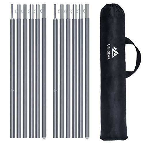 Unigear Zeltstange teleskop 2er Set, Alu Aufstellstange für Tarp, Zelt, Sonnensegel, Camping, verstellbar von 40cm-240cm Unigear Zeltstange teleskop 2er Set, Alu Aufstellstange für Tarp, Zelt, Sonnensegel, Camping, verstellbar von 40cm-240cm von Unigear
