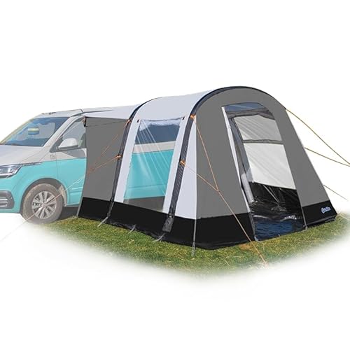 Unikka Sunnyville Aufblasbares Vorzelt für Wohnmobile - Wasserdichtes Polyester, Mehrpunkt-Inflation, Großer Wohnbereich, Abnehmbares Frontpanel - Passt für Fahrzeuge 180-210 cm Unikka Sunnyville Aufblasbares Vorzelt für Wohnmobile - Wasserdichtes Polyester, Mehrpunkt-Inflation, Großer Wohnbereich, Abnehmbares Frontpanel - Passt für Fahrzeuge 180-210 cm von Unikka