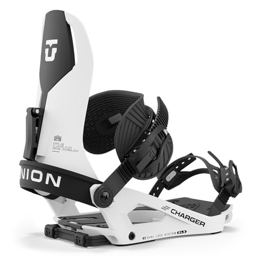 Union Charger Herren Snowboardbindung, L, Weiß von Union