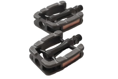 Union Touringpedal SP823 Aluminium/Kunststoff Gummi-Fußauflage schwarz von Union