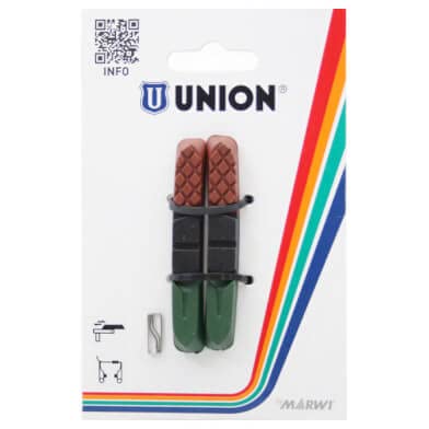 Union Unisex – Erwachsene BS-321 Bremsgummi, Schwarz, Einheitsgröße von Diverse