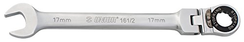 Unior d.d. 2362012460 - Gelenkgabelratschenringschlüssel Gelenkgabelratschenringschlüssel Silber 234 mm von Unior