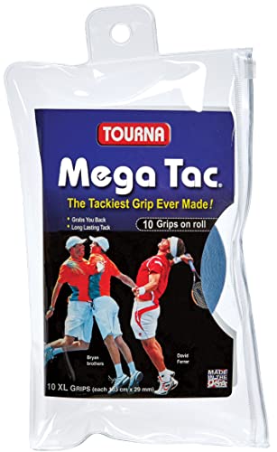 Unique Overgrip Mega Tac 10er, Blau, 0306260125500000 Unique Overgrip Mega Tac 10er, Blau, 0306260125500000 von Tourna