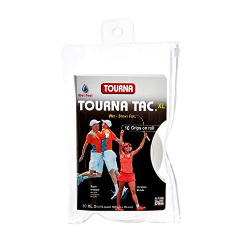 Unique Unisex – Erwachsene Tennis Griffbänder Tourna Tac Weiß 10er, One Size Unique Unisex – Erwachsene Tennis Griffbänder Tourna Tac Weiß 10er, One Size von Tourna