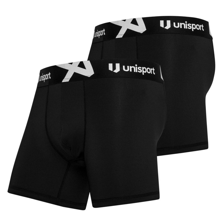 Unisport Athletic Boxer Shorts 2-er Pack - Schwarz Unisport Athletic Boxer Shorts 2-er Pack - Schwarz von Unisport