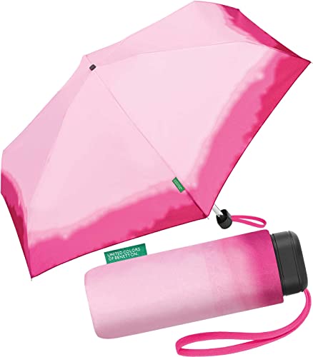 Benetton Taschenschirm Ultra Mini Flat Dip Dye - Fuchsia von United Colors of Benetton