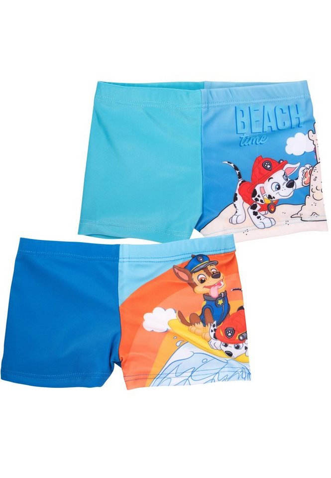 United Labels® Badehose Paw Patrol - Beach Time - 2er-Pack von United Labels®