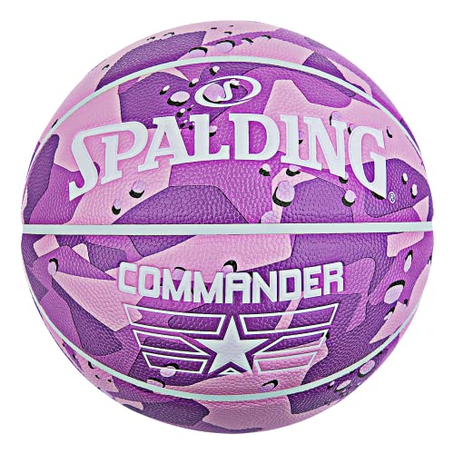 United Sports Unisex – Erwachsene Spalding Commander Sz5 Ball, Solid Purple Pink, 6 von Spalding