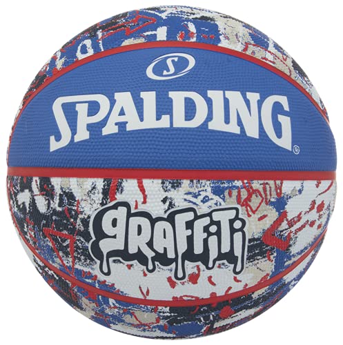 Spalding Unisex – Erwachsene Graffiti Sz6 Ball, Blue/Red, 7 Spalding Unisex – Erwachsene Graffiti Sz6 Ball, Blue/Red, 7 von Spalding