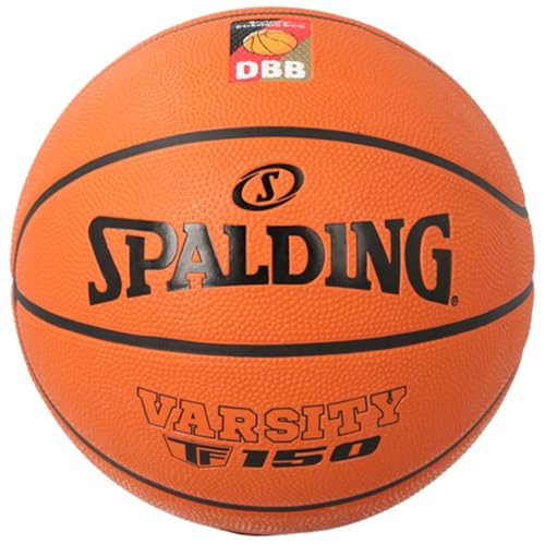 Spalding Unisex – Erwachsene TF Series DBB Varsity TF-150 Sz7 Ball, Orange, 7 von Spalding