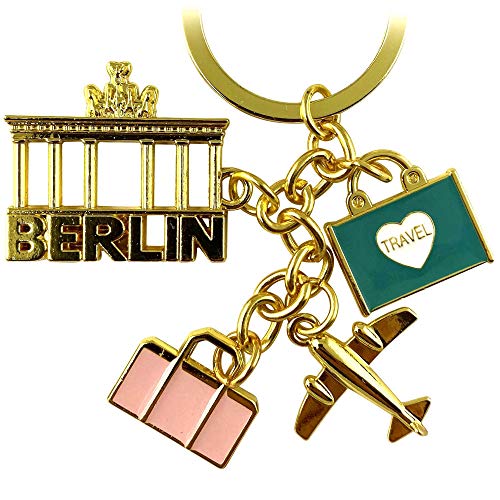 Schlüsselanhänger Berlin Souvenirs, Geschenk, Andenken - Keychain aus Metall für Deutschland. Mitbringsel für Paare, passend für Taschen, Rucksäcke, Autoschlüssel Schlüsselanhänger Berlin Souvenirs, Geschenk, Andenken - Keychain aus Metall für Deutschland. Mitbringsel für Paare, passend für Taschen, Rucksäcke, Autoschlüssel von United1871