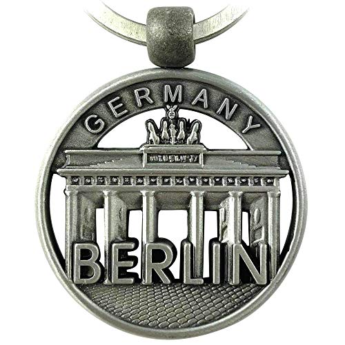 Schlüsselanhänger Berlin Souvenirs, Geschenk, Andenken - runder Keychain mit Skyline aus Metall für Deutschland. Mitbringsel für Paare, passend für Taschen, Rucksäcke, Autoschlüssel Schlüsselanhänger Berlin Souvenirs, Geschenk, Andenken - runder Keychain mit Skyline aus Metall für Deutschland. Mitbringsel für Paare, passend für Taschen, Rucksäcke, Autoschlüssel von United1871