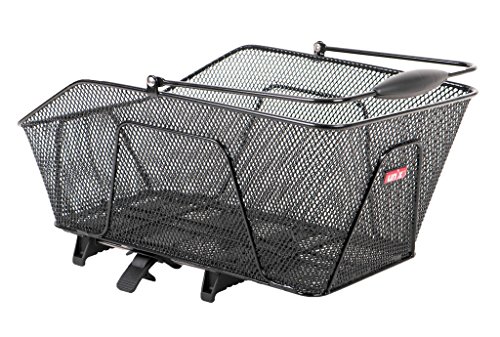 Unix Unisex – Erwachsene Rosetto Topklip Fahrradkorb, schwarz, 47x30x20cm Unix Unisex – Erwachsene Rosetto Topklip Fahrradkorb, schwarz, 47x30x20cm von Unix