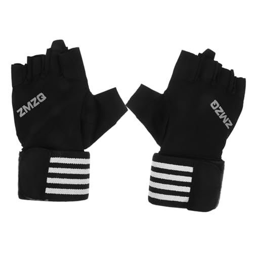 Unomor 1 Paar Sport Halbfingerhandschuhe Gymnastikhandschuhe Trainingshandschuhe Gewichtheberhandschuhe Für Herren Bequeme Halbfingerhandschuhe Fitnesshandschuhe Angelhandschuhe von Unomor