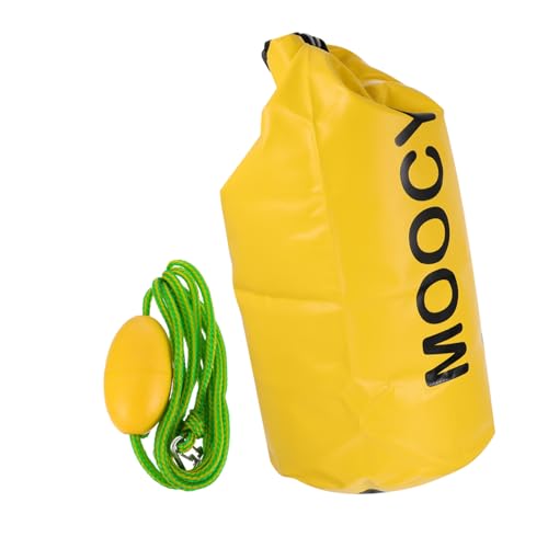 Unomor 1 Satz Treibsack Sandanker Schwimmender Trockensack Schwimmende Aufbewahrungstasche Sandsack- Praktischer Sandanker Leichter Trockensack Tauchbare Trockentasche Yellow PVC von Unomor