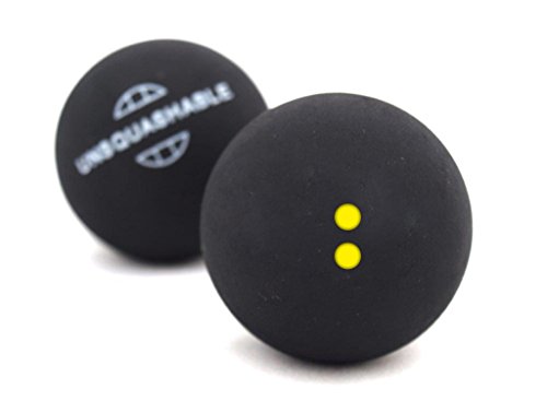 Unsquahable 382213 Unisex Squashbälle, 2er Pack, shwarz ,Doublegelb Punk Unsquahable 382213 Unisex Squashbälle, 2er Pack, shwarz ,Doublegelb Punk von Unsquashable