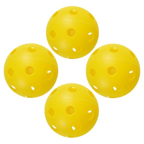 Uonguon Lovers Practicing | Outdoor Set | 4X Practice 26-Hole Pickleballs for Sports Pickle Balls for Home | Durable and Ideal for Lovers von Uonguon