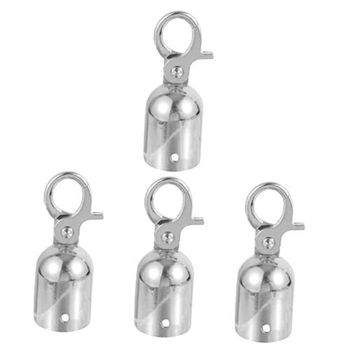 Uonlytech 4 Stück Langlebige Seilendkappen Aus Metall Mit Selbstschließendem Verschluss Für Terrassendielen Und Den Einsatz Bei Veranstaltungen Uonlytech 4 Stück Langlebige Seilendkappen Aus Metall Mit Selbstschließendem Verschluss Für Terrassendielen Und Den Einsatz Bei Veranstaltungen von Uonlytech