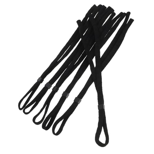 Uonlytech 6er-pack Elastisches Brillenband für Brillen Sonnenbrillen Sport Schwarze Verstellbare Riemen von Uonlytech