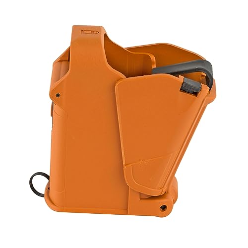 UpLULA maglula 9 mm to .45ACP universal Pistol Magazine Loader – Brown Orange UP60BO von UpLULA