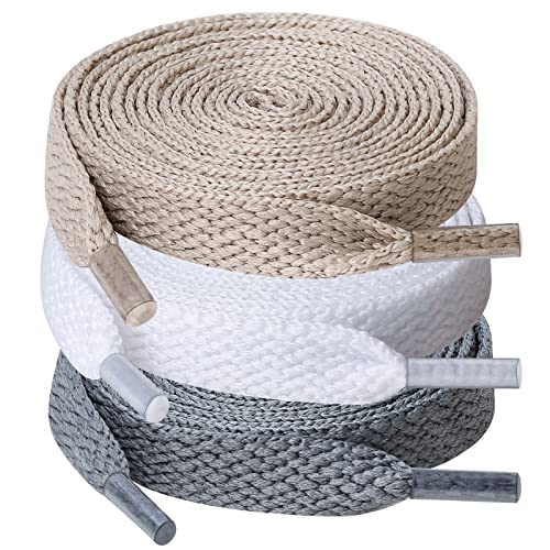 UpUGo 3 Paar Schnürsenkel, 8mm Breit Flache Schnürsenkel für Turnschuhe, Sport, Laufen, Erwachsene UpUGo 3 Paar Schnürsenkel, 8mm Breit Flache Schnürsenkel für Turnschuhe, Sport, Laufen, Erwachsene von UpUGo