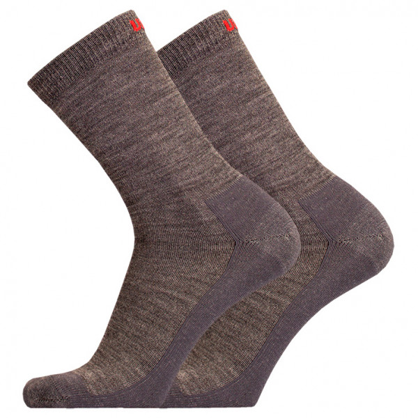 UphillSport - Teijo Hiking & Walking 3-Layer Liner L3 w/ Merino - Wandersocken Gr 35-38 braun von UphillSport