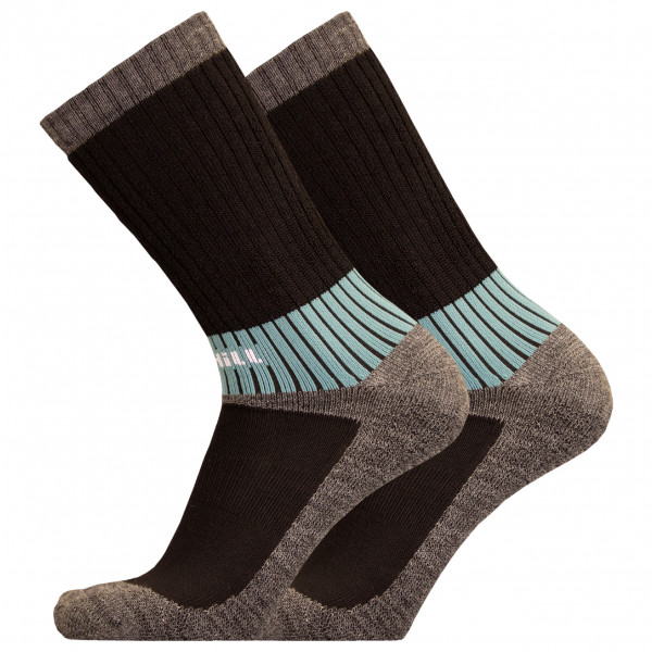 UphillSport - Vaaru Trekking 4L Softech M3 w/ Merino & Bamboo - Wandersocken Gr 35-38;39-42;43-46 braun;schwarz;türkis von UphillSport