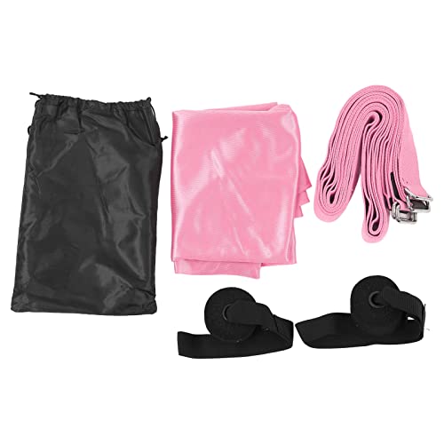 Stretchbänder für Übungen, Yoga-Gurt, komprimiertes Schwammkopf-Design, verbreitertes und dickeres Polyester, verstellbar, Stretching-Gurt für das Krafttraining der Bauchmuskulatur (Pink) von Uplory