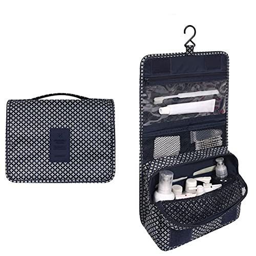 Uposao Kulturtasche zum Aufhängen,Wasserdichter Kulturbeutel mit Haken Reise Make-up Tasche Organizer Tragbare Kosmetiktasche Faltbare Waschtasche Toilettentasche Waschbeutel für Herren, Damen von Uposao