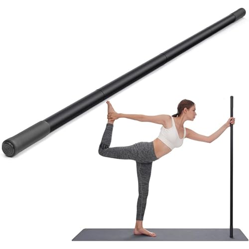 Upriver Tragbarer Yoga-Stick, Physical Workout Übung Dowel Stretch und Mobility Stick Mit 4 Stahlstangen Und 2 Schaumstoffgriffen für oberen/untereren Rücken, Schulter & Nacken Upriver Tragbarer Yoga-Stick, Physical Workout Übung Dowel Stretch und Mobility Stick Mit 4 Stahlstangen Und 2 Schaumstoffgriffen für oberen/untereren Rücken, Schulter & Nacken von Upriver
