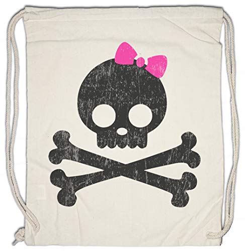 Urban Backwoods Girlie Skull & Bones Turnbeutel Sporttasche Urban Backwoods Girlie Skull & Bones Turnbeutel Sporttasche von Urban Backwoods