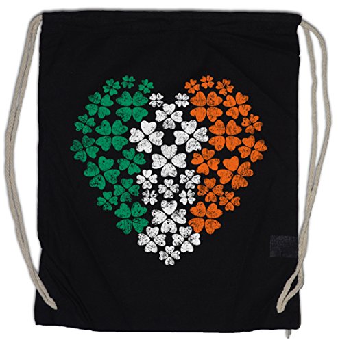 Urban Backwoods Irish Cloverleaf Heart Turnbeutel Sporttasche von Urban Backwoods