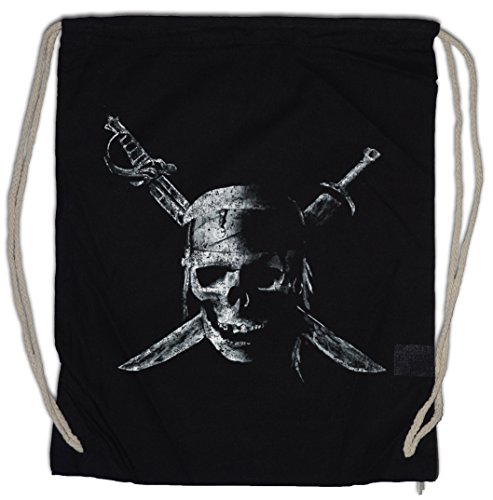 Urban Backwoods Pirate Skull Turnbeutel Sporttasche von Urban Backwoods