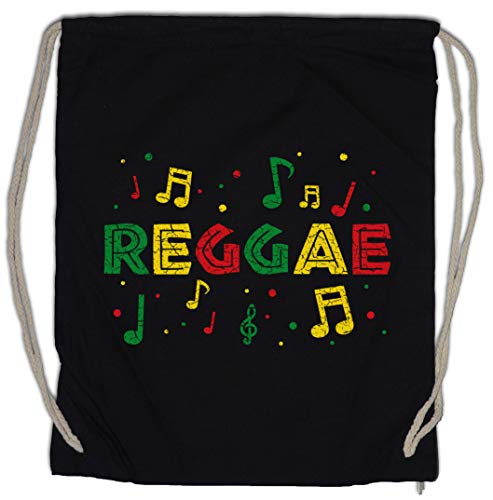 Urban Backwoods Rasta Reggae Notes Turnbeutel Sporttasche von Urban Backwoods