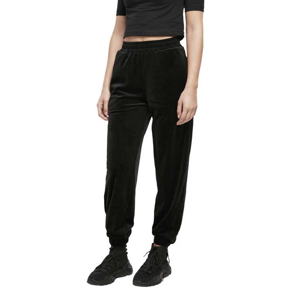 Urban Classics Ballon Velvet Pants Schwarz M Frau von Urban Classics