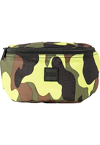 Urban Classics Camo Hip Bag Umhängetasche, 24 cm, Frozenyellow Camo von Urban Classics