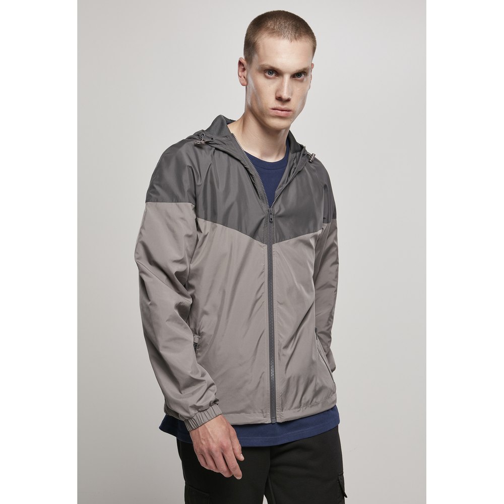 Urban Classics Classics 2-tone Tech Windrunner Jacket Schwarz L Mann von Urban Classics