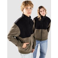 Urban Classics Colour Block Polar Fleece Fleecejacke olive Urban Classics Colour Block Polar Fleece Fleecejacke olive von Urban Classics