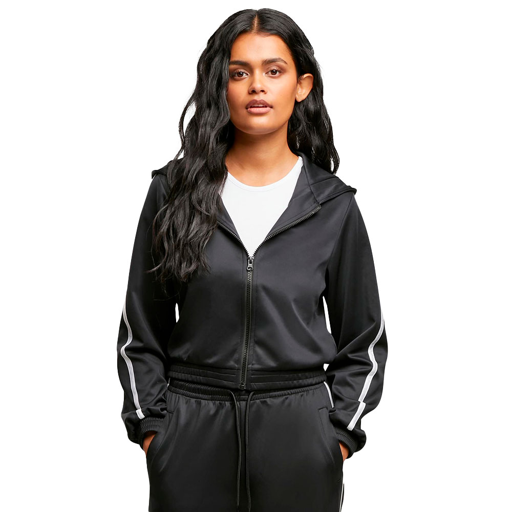 Urban Classics Cropped Tracksuit Jacket Schwarz XL Frau Urban Classics Cropped Tracksuit Jacket Schwarz XL Frau von Urban Classics