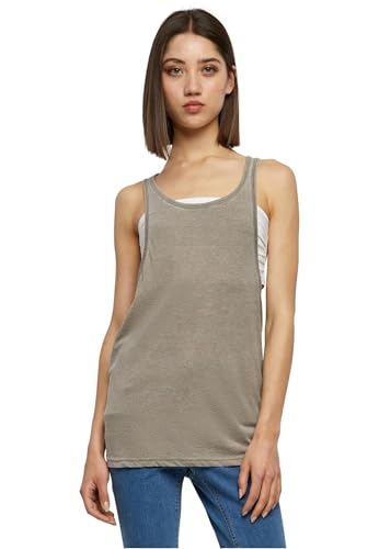 Urban Classics Damen TB456-Ladies Loose Burnout Tank Sport Top, Olive, S Urban Classics Damen TB456-Ladies Loose Burnout Tank Sport Top, Olive, S von Urban Classics
