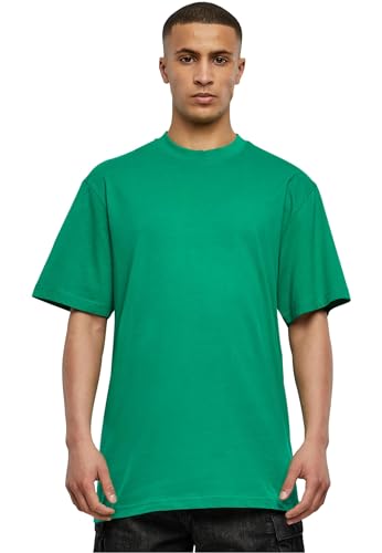 Urban Classics Herren T-Shirt Tall Tee, Oversized T-Shirt für Männer, Baumwolle, gerippter Rundhals, c.green, L von Urban Classics