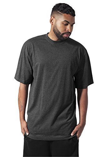 Urban Classics Herren T-Shirt Tall Tee, Oversized T-Shirt für Männer, Baumwolle, gerippter Rundhals, charcoal, XL Urban Classics Herren T-Shirt Tall Tee, Oversized T-Shirt für Männer, Baumwolle, gerippter Rundhals, charcoal, XL von Urban Classics