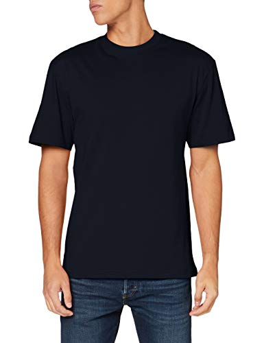 Urban Classics Herren T-Shirt Tall Tee, Oversized T-Shirt für Männer, Baumwolle, gerippter Rundhals, navy, XL von Urban Classics